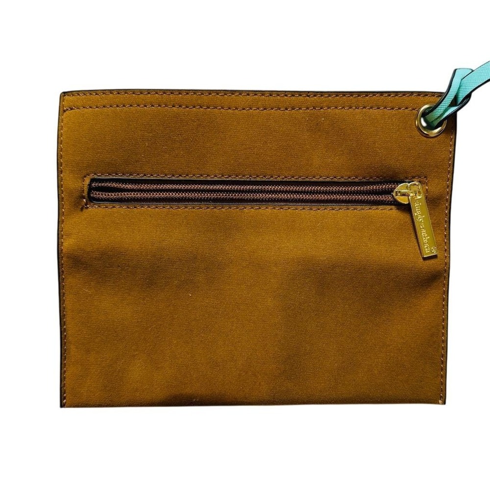 Simply Southern Women's Brown‎ Wristlet Wallet with Clip-On Strap zip around